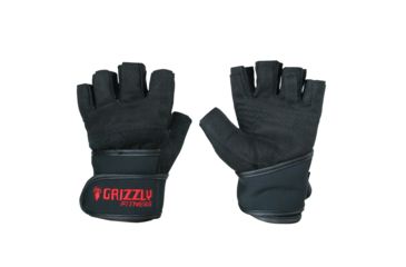Image of Grizzly Fitness Power Training Wrist Wrap Gloves, Medium 4007129