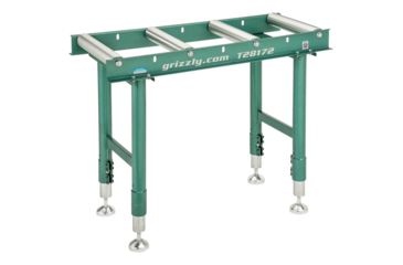 Image of Grizzly Industrial 14in. x 39in. Heavy-Duty Roller Table T28172