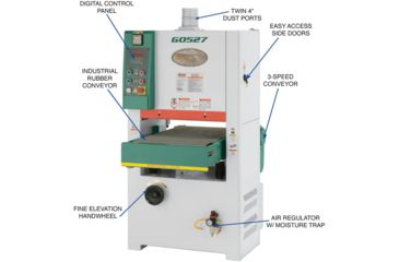 Image of Grizzly Industrial 18in. Wide-Belt Sander 5 HP Single-Phase G0527