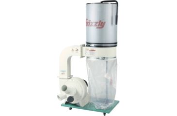 Image of Grizzly Industrial 2HP Canister Dust Collector with Aluminum Impeller - Polar Bear Series G0548ZP