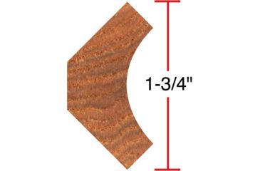 Image of Grizzly Industrial 2in. Cove Moulding - 1in. Bore C2203