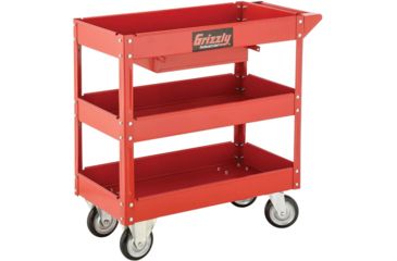 Image of Grizzly Industrial 3 Shelf Cart - 330 lb. Capacity G7106