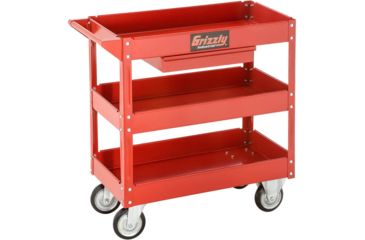 Image of Grizzly Industrial 3 Shelf Cart - 330 lb. Capacity G7106