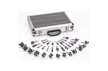 Image of Grizzly Industrial 35 pc. Router Bit Set In Aluminum Case H6159
