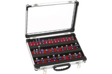 Image of Grizzly Industrial 35 pc. Router Bit Set In Aluminum Case H6159