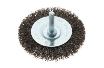 Image of Grizzly Industrial 3in. Shaft Mounted Circular Crimped Wire Brush, T27756