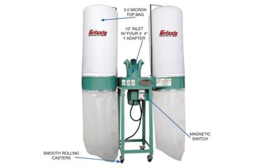 Image of Grizzly Industrial 4 HP Dust Collector G0671