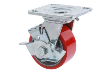 Image of Grizzly Industrial 4in. Heavy-Duty Swivel Caster w/ Brake G8176