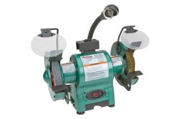 Image of Grizzly Industrial 6in. Bench Grinder with Work Light T24463