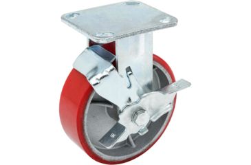 Image of Grizzly Industrial 6in. Heavy-Duty Fixed Caster w/ Brake G8170