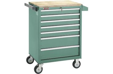 Image of Grizzly Industrial 7 Drawer Roll-Cabinet w/ Ball Bearing Slides H0842