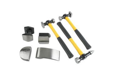 Image of Grizzly Industrial 7-Pc Auto Body Repair Kit - Cast Iron T1232