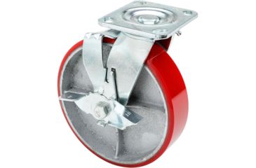 Image of Grizzly Industrial 8in. Heavy-Duty Swivel Caster w/ Brake G8179