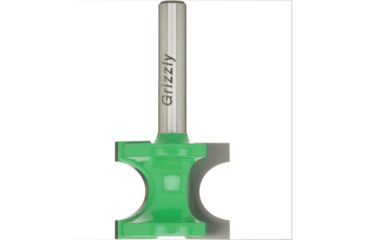 Image of Grizzly Industrial Bull Nose Bit, 1/4in. Shank, 1in. Cutter Dia. C1024