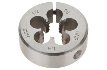Image of Grizzly Industrial HSS Round Split Die - LH, 1/2in.-20 x 1-1/2in. H0558