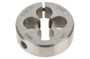 Image of Grizzly Industrial HSS Round Split Die - LH, 7/16in.-20 x 1-1/2in. H0556