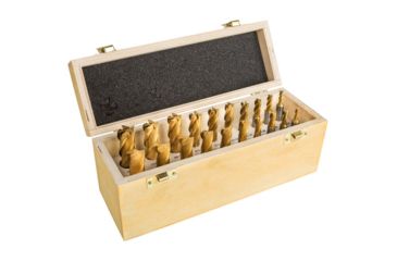 Image of Grizzly Industrial HSS TiN Coated 2 and 4 Flute End Mills, 20 pc. Set G9760