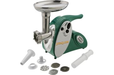 Image of Grizzly Industrial Portable Meat Grinder with Stainless Steel Cutting Plates T25226