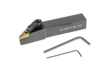 Image of Grizzly Industrial Profile Turning Toolholder MVJNR 3/4in. x 4-1/2in., 3-Deg. Cutting Angle, RH T10838