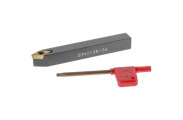 Image of Grizzly Industrial Profile Turning Toolholder SDNCN 1/2in. x 4in., 27.5-Deg. Cutting Angle, Neutral T10847