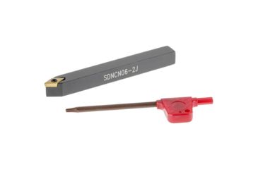 Image of Grizzly Industrial Profile Turning Toolholder SDNCN 3/8in. x 3-1/2in., 27.5-Deg. Cutting Angle, Neutral T10846