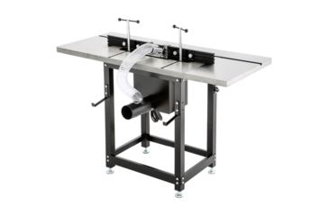 Image of Grizzly Industrial Router Table w/ Lift and Cast Iron Wings, T28781