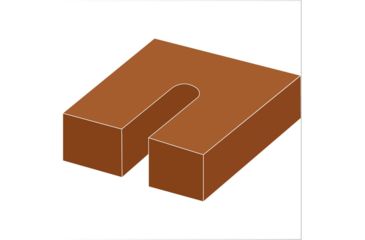 Image of Grizzly Industrial Solid Carbide Spiral Downcut Bit, 1/4in. Shank, 1/4in. Dia. C1696