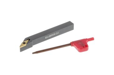 Image of Grizzly Industrial Turning/Profiling Toolholder SVJBR 3/8in. x 2-1/2in., 3-Deg. Cutting Angle, RH T10849
