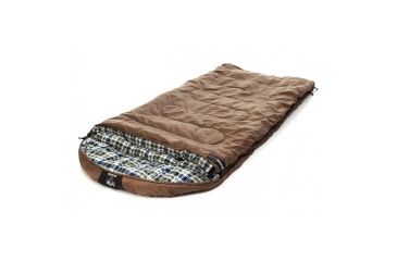Image of Grizzly Ripstop +25 Degree Sleeping Bag, Light Brown, Large, 40004