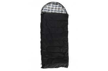 Image of Grizzly Ripstop-50 Degree Sleeping Bag, Black, Large, 40007