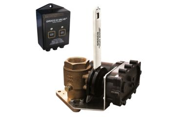 Image of GROCO 1-1/2" Bronze Electric Flanged Seacock - 12V 74376
