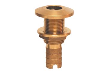 Image of GROCO Bronze Hose Barb Thru-Hull Fitting - 1/2" 75214