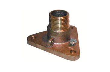 Image of GROCO Bronze NPS to NPT Flange Adapter 1" 74231