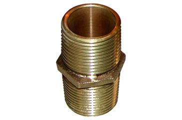 Image of GROCO Bronze Pipe Nipple - 1/2" NPT 75235