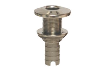 Image of GROCO Stainless Steel Hose Barb Thru-Hull Fitting - 2" 75229