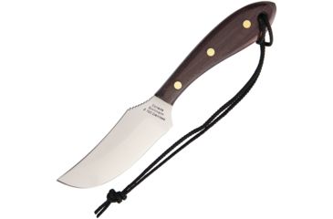 Image of Grohmann Short Blade Skinner Fixed Blade Knife, 3.75in, Brown, Wood Handle GR103S
