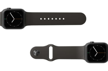 Image of Groove Life Apple Watch Narrow/Long Band, Black, 38/40mm M/L, WA1-001-NL