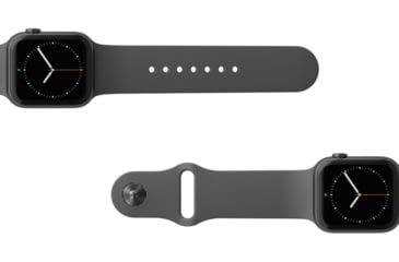 Image of Groove Life Apple Watch Narrow/Short Band, Deep Stone Grey, 38/40mm S/M, WA1-002-NS