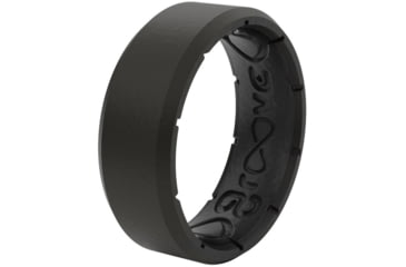 Image of Groove Life Edge Silicone Ring, Black, 11, 27994