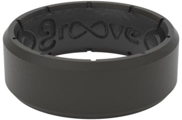 Image of Groove Life Edge Silicone Ring, Black, 11, 27994