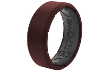 Image of Groove Life Edge Silicone Ring, Crimson, 11, 27857