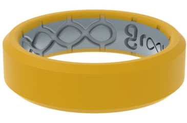 Image of Groove Life Edge Thin Marigold Silicone Ring, Gold, 06, 52346