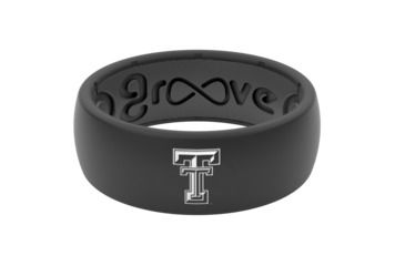 Image of Groove Life Original - Collegiate Texas Tech Silicone Ring, Black, 9, 13004