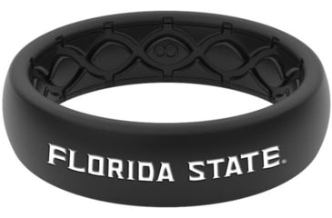 Image of Groove Life Thin College Florida State Silicone Ring, Black, 04, 40977