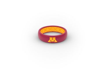 Image of Groove Life Thin - Collegiate Minnesota Silicone Ring, Maroon/Gold, 9 TGV-RNG-TN-CL-MINN-MG-9