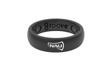 Image of Groove Life Thin - Collegiate Northern Arizona Silicone Ring, Black, 10 TGV-RNG-TN-CL-NOAZ-BK-10