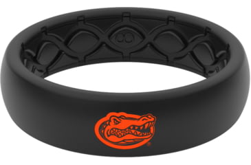 Image of Groove Life Thin Florida Color Logo Silicone Ring, Black, 07, 57785