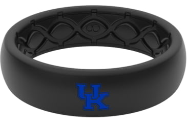 Image of Groove Life Thin Kentucky Color Logo Silicone Ring, Black, 04, 57549
