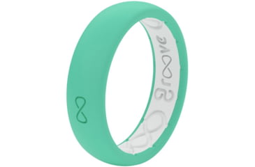 Image of Groove Life Thin Silicone Ring, Seafoam, 08, 21009