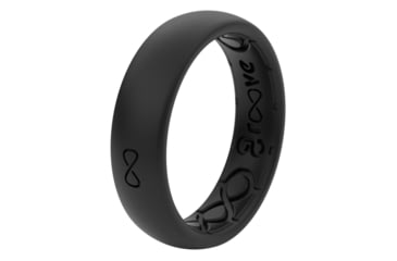Image of Groove Life Thin Solid Colored Ring, Midnight Black/Black, 4, R1-101-04